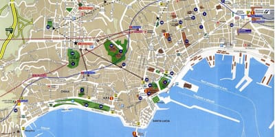 Napoli شہر کا نقشہ