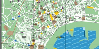 Napoli سیاحوں کی نقشہ